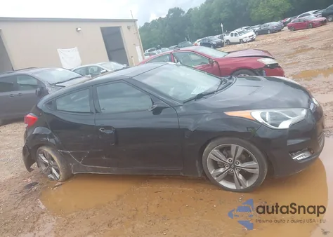 2012 Hyundai Veloster Base W/Black z USA, uszkodzony, nr VIN KMHTC6AD0CU076528